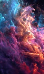 Fototapeta premium colorful smoke wallpapers