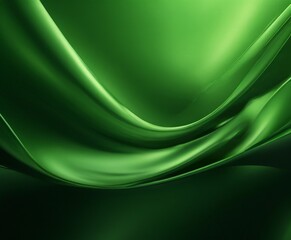 Fototapeta premium green silk fabric background