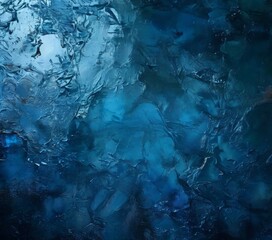 blue and black abstract painting