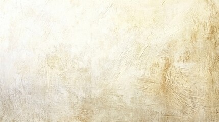 Fototapeta premium Paper wallpaper on the walls of beige house with a scratch pattern. Abstract background, pastel cream colored vintage carpet, soft wrinkled pattern with golden faded lines on luxury bedroom , ai