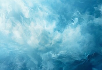 Obraz premium blue and white background with smoke