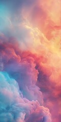 Fototapeta premium colorful cloud background with blue and pink hue