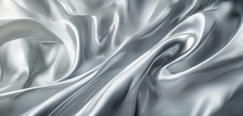 Naklejka premium silver background with smooth surface