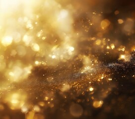 Obraz premium close up gold glitter background