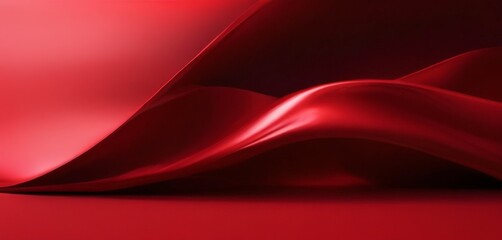 red abstract background with smooth