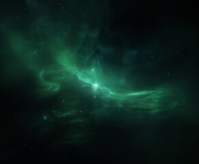 Fototapeta premium green nebula