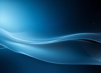 Naklejka premium blue wave light