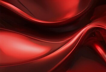 abstract red background with smooth lines