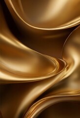 gold background with smooth curves