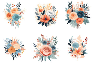 Beautiful watercolor floral