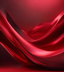 Obraz premium red silk fabric