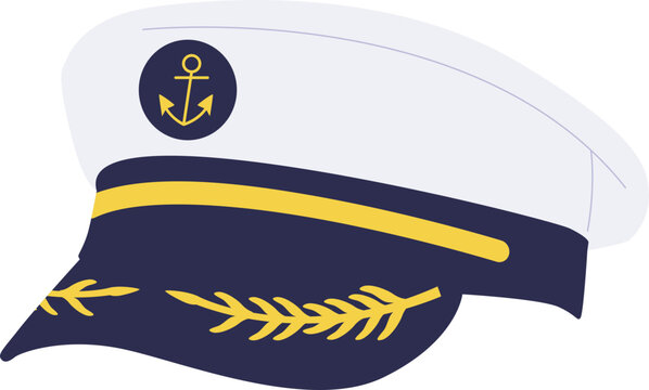 Nautical captain&rsquo;s hat