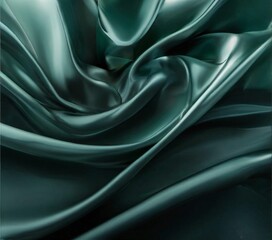 Obraz premium green silk fabric with very smooth texture