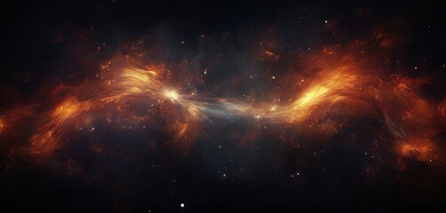 Fototapeta premium very large orange and yellow fire