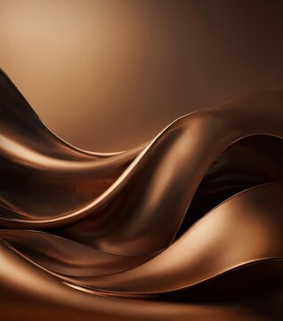 brown background with flowing liquid
