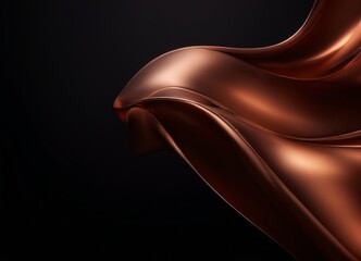 dark background with flowing liquid