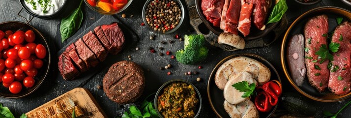 Variety of plant-based meat alternatives for reducing carbon emissions