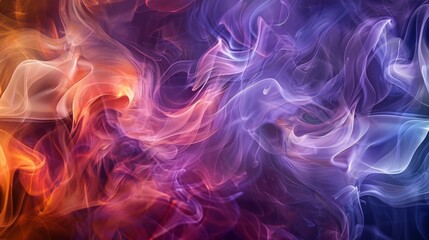 Obraz premium The art of smoke photography captures the ethereal beauty of swirling patterns.
