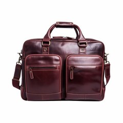 Stylish Brown Leather Work Bag for Professionals | Premium Office Briefcase with Multiple Pockets