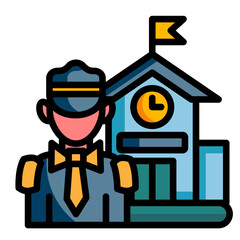 Building Security Icon