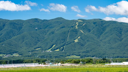 富士見町の夏　富士見パノラマリゾートと入笠山　長野県富士見町　日本