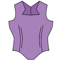 Fashion clothing illustration template vector