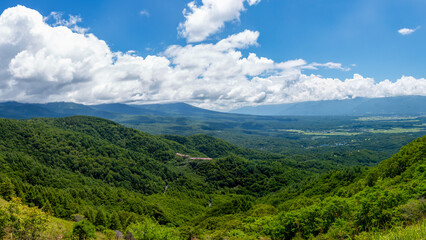 	絶景の八子ヶ峰トレッキング　長野県　日本