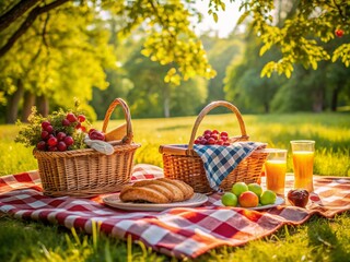 vibrant afternoon picnic blanket playful whispers