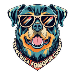 Fototapeta premium Ban Bad Owners Not Good Dogs