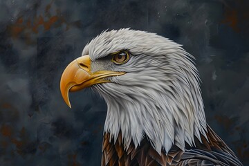 Obraz premium american bald eagle