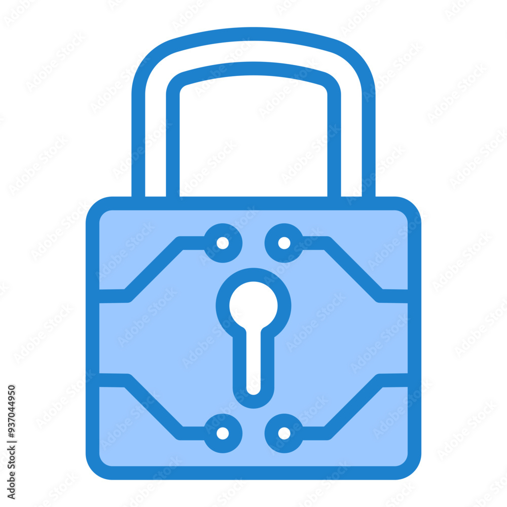 Sticker Cybersecurity Icon