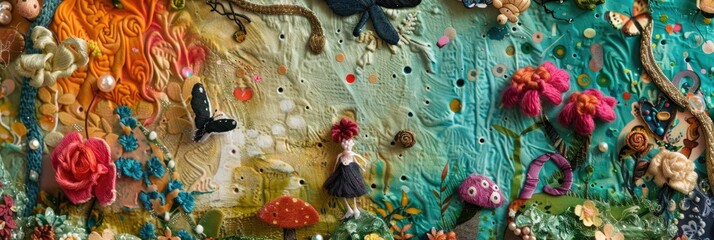 Delightful handmade phone cover crafted by a young artist