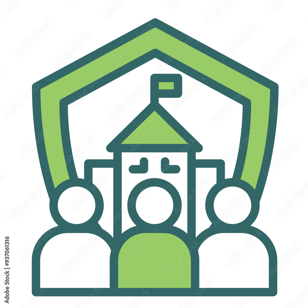 Wall mural Committees Icon