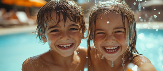 Generative AI, Joyful Water Gun Battle with Friends