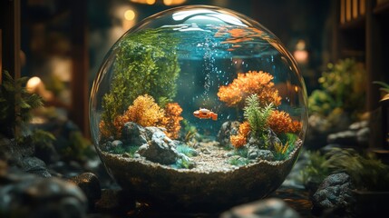 A Small World in a Glass Sphere