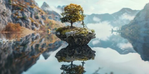 Wallpaper  Nature in a new dimension To recognize the rich beauty of forests, water and various animals.