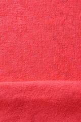 Red Fabric Texture for Fashion Design Background