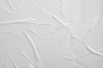 Wrinkled White Street Poster