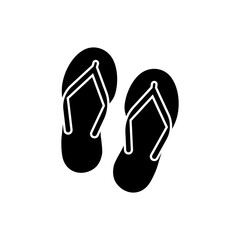 ISO prohibition safety signs_no open toed footwear, thongs or sandals symbol only
