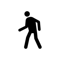 ISO prohibition safety signs_no pedestrians symbol only