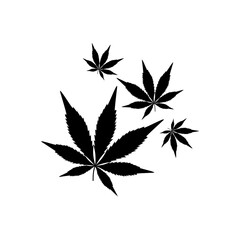 ISO prohibition safety signs_no marijuana symbol only