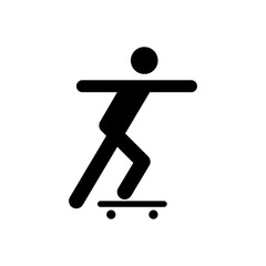 ISO prohibition safety signs_No Skateboarding symbol only