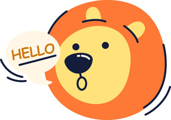 Funny Sticker Hand Drawn