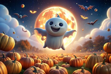 halloween pumpkin in the park