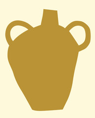 classic boho vase in neutral color