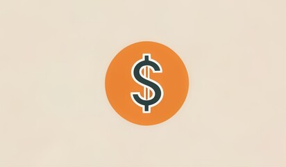 Fototapeta premium dollar sign icon
