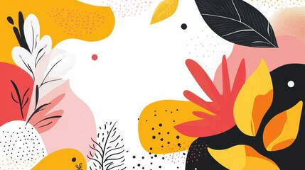 Discover vibrant IC templates with flat illustrations and playful textures, perfect for adding flair to your designs