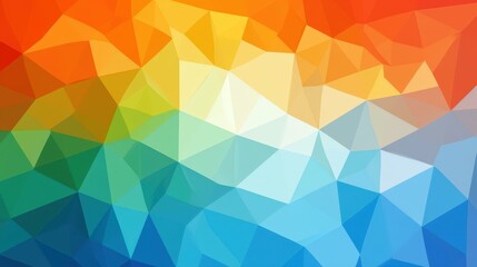 Fototapeta premium Enhance your digital canvas with vibrant triadic wallpaper, ideal for OLED screens and vector art enthusiasts.