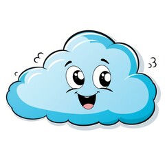 Fototapeta premium Bright, fun design for kids Enjoy hours of coloring with this charming singleobject illustration on a clean white background.