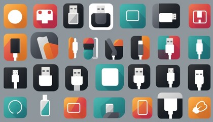 icons usb or flashdisk